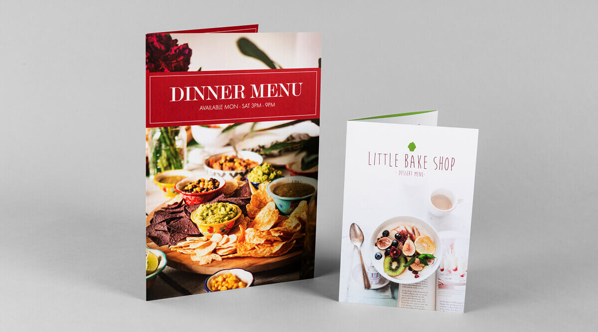 Printed Restaurant Menus